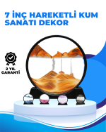 Döndürülebilir Dinamik Kum Tablosu – Stres Giderici, Yüksek Kaliteli Cam ve Doğal Kum ile Sanatsal Masa Dekoru - Görsel 5