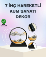 Zihin Açıcı Kum Manzarası – 3D Dinamik Kum Tablosu, Dekoratif, Dönüştükçe Yenilenen Sakinleştirici Sanat Eseri - Görsel 5