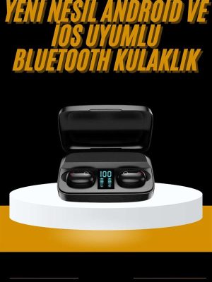 Kablosuz Dijital Göstergeli Çağrı Cevaplayabilen TWS 5.0 Bluetooth Kulaklık