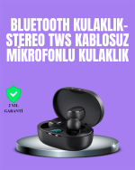 Bluetooth Kulaklık TWS Yüksek Ses Kaliteli Kesintisiz Dijital Göstergeli Kulaklık - Görsel 5