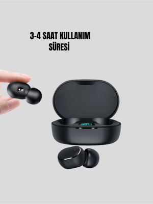 Kablosuz Kulak İçi Bluetooth Kulaklık Stereo Dokunmatik Kontrollü Kulaklık