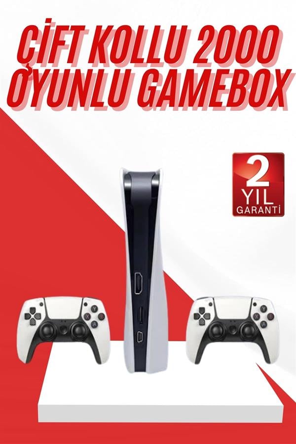 1212637_4k-hd-2-11f716.jpg Yeni nesil 4k Hd 2.4g Kablosuz Kol 3000 Oyunlu Game Station Retro Atari Game Box - Görsel 1