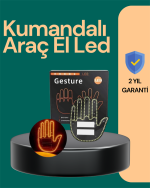 Kablosuz Kumandalı LED Jest Işığı – 3 Modlu Araba Arkası Mesaj Işığı, 203 LED ile Yüksek Parlaklık - Görsel 5