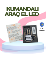 Yüksek Görünürlüklü Otomobil Jest Işığı – 3 Modlu LED Arka Cam Aksesuarı, Pratik ve Eğlenceli - Görsel 5