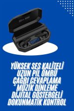 Gaming Kulaklık Bluetooth 5.2 Kablosuz Kulakiçi Rgb Işıklı Çift Mikrofonlu - Görsel 5