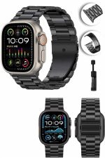 Akıllı Saat Arama Konuşma GPS ve NFC Özelliği 3 Kordonlu Amoled Ekran - Görsel 2