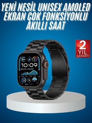 Akıllı Saat 3 Kordonlu Waterproof Adımsayar, Titreşim ve GPS Özelliği