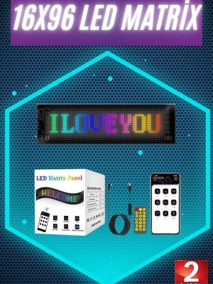 Digital Araba Yazısı Ekran Matrix En Büyük Boy Matrix LED Panel