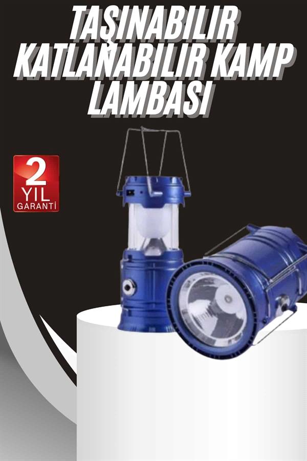 Compressed by jpeg-recompress Kamp Lambası Solar Şarjlı Kızaklı Kamp Feneri Led Lamba Işıldak - Görsel 1