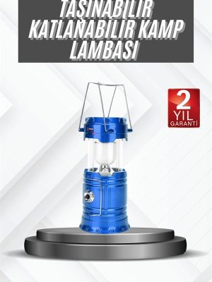 Kamp Lambası Güneş Enerjili Led Lamba Işıldak Şarjlı Powerbank Özellikli