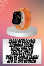 Akıllı Saat Ultra Android & İOS Uyumlu Arama Bildirim Özellikli - Görsel 5