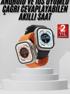 Akıllı Saat Amoled Ekran Bluetooth Bağlantılı Özel Tasarım Unısex