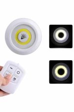 Dolap Işığı Mutfak Rafı Işığı Uzaktan Kumandalı 3 Lü Spot Led Lamba - Görsel 2