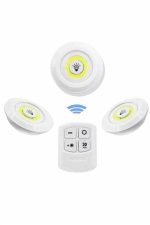 Dolap Işığı Mutfak Rafı Işığı Uzaktan Kumandalı 3 Lü Spot Led Lamba - Görsel 3