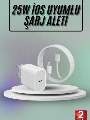 Hızlı Şarj Güç Adaptörü Şarj Aleti İOS Uyumlu 15/Pro/Pro Max