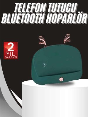 Bluetooth Hoparlör Uzun Pil Ömrü Yüksek Ses Kaliteli Kablosuz Telefon Tutma