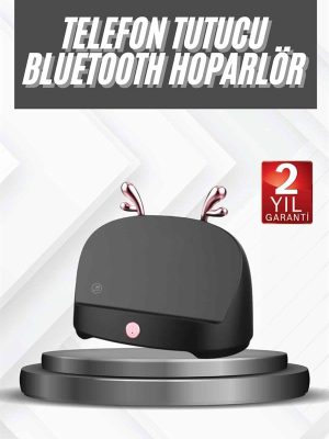 Telefon Tutucu Bluetooth Hoparlör Geyikli Renkli Uzun Ömürlü