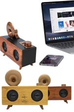 Gramafon Nostaljik Radyo Yüksek Ses Kalitesi USB TF Kart Aux - Görsel 3