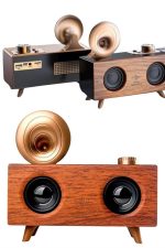 Gramafon Radyo Bluetooth Hoparlör Nostaljik Radyo FM Radyo - Görsel 3