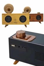 Gramafon Radyo Bluetooth Hoparlör Nostaljik Radyo FM Radyo - Görsel 4