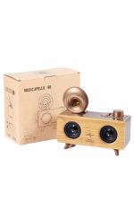 Gramafon Radyo Bluetooth Hoparlör Nostaljik Radyo FM Radyo - Görsel 5