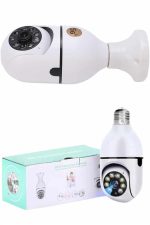 Güvenlik Kamerası Wi-Fi Özellikli 360 Derece Full Hd 1080p Ampül Kamera - Görsel 3