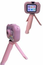 Çocuk Için Eğitici Video Kamera Ayaklı Mini Fotoğraf Makinesi - Görsel 5