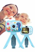 Çocuk Için Eğitici Video Kamera Ayaklı Mini Fotoğraf Makinesi - Görsel 4