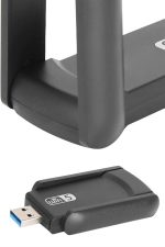 Mbps Wifi Alıcı Kablosuz Wifi Adaptörü Çift Band Çift Antenli - Görsel 2