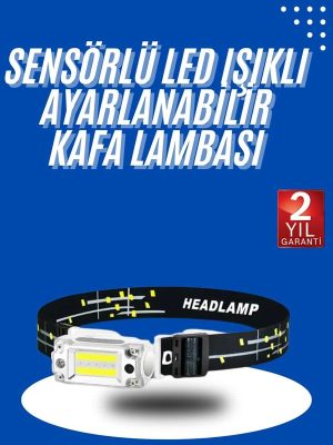 Kafa Lambası, Su Geçirmez Kafa Feneri 3 Mod Aydınlatma