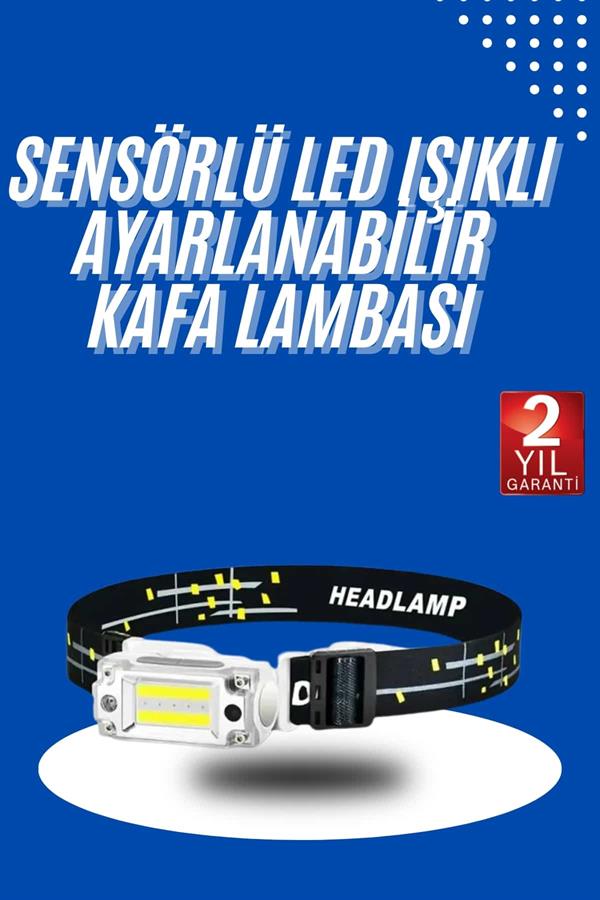 Compressed by jpeg-recompress Kafa Lambası, Su Geçirmez Kafa Feneri 3 Mod Aydınlatma - Görsel 1
