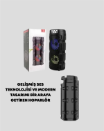 Kompakt Tasarım, Yüksek Ses Performansı – Çoklu Giriş Seçenekli Kablosuz Hoparlör (Bluetooth, USB, SD Kart, AUX) - Görsel 2