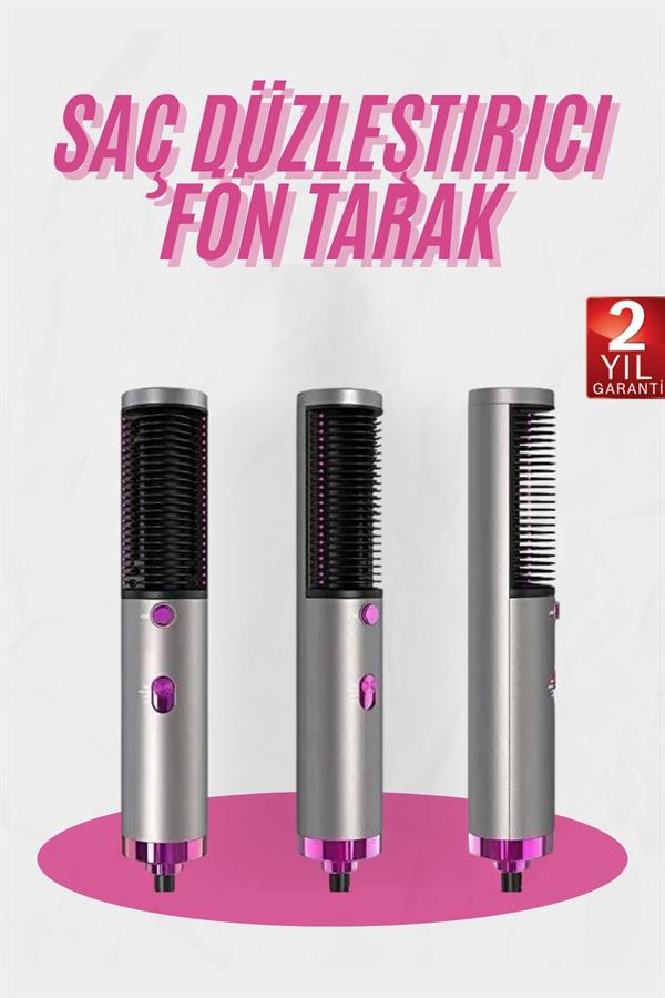 Compressed by jpeg-recompress Fön Tarak Düzleştirici Seramik Kaplama Fön Makinesi Saç Kurutma - Görsel 1