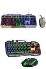 RGB Işıklı Gaming Oyuncu Klavye Q Klavye Mouse Hediyeli - Görsel 3