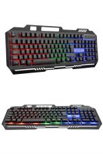 RGB Işıklı Gaming Oyuncu Klavye Q Klavye Mouse Hediyeli - Görsel 2
