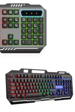 RGB Işıklı Gaming Oyuncu Klavye Q Klavye Mouse Hediyeli - Görsel 4