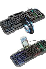 RGB Işıklı Gaming Oyuncu Klavye Q Klavye Mouse Hediyeli - Görsel 5