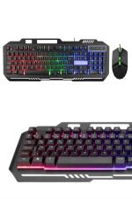 Işıklı Oyuncu Q Klavye Mouse Seti Siyah Gaming Oyuncu Klavye - Görsel 2