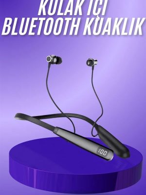 Bluetooth Kulaklık Şarj Göstergeli 100 Saat Şarj Kapasiteli Sporcu Kulaklık