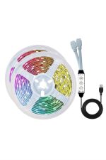 RGB Neon Şerit Led Lamba 10 Metre İç Mekan Tasarımına Uygun - Görsel 4