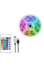 10M Şerit Led İç Mekan Renkli Rgb Şerit Led Kumandalı - Görsel 3