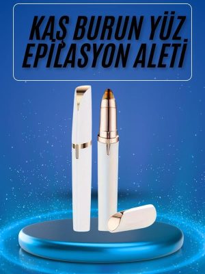 Kaş Bıyık Epilasyon Aleti İnce Uçlu Yüz Için Tüy Alıcı Pilli