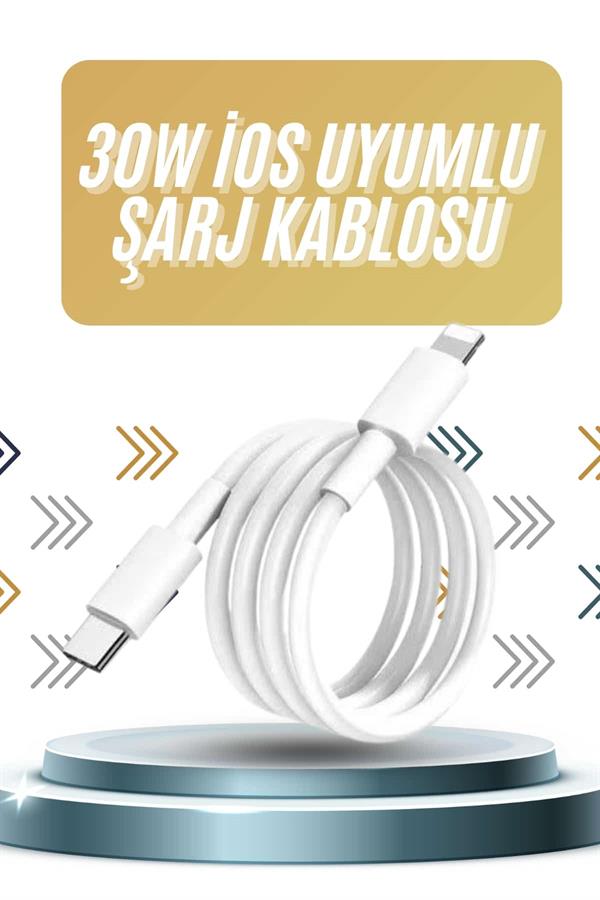Compressed by jpeg-recompress IOS Tüm Serilerle Uyumlu 30W Hızlı Şarj Aleti 11 12 13 14/Pro Max Mini Plus - Görsel 1