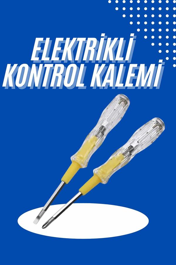 Compressed by jpeg-recompress Çift Uçlu Kontrol Kalemi Elektrik Test Kalemi Şeffaf - Görsel 1