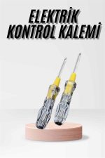 Kontrol Kalemi Çift Başlıklı Şeffaf Elektrik Testi Değişken Uçlu - Görsel 2