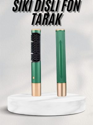 Düzleştirici Fırça Saç Düzleştirici Arada Fön Tarak Taşınabilir