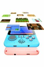 3.5 İnç Mini Atari Taşınabilir Oyun Konsolu 666 Adet Retro Oyun - Görsel 5