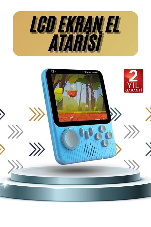 Compressed by jpeg-recompress 3.5 İnç Mini Atari Taşınabilir Oyun Konsolu 666 Adet Retro Oyun - Görsel 1