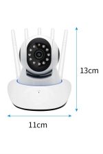 LED Aydınlatmalı 5 Antenli Motorlu 1080P Wifi Kamera Sensörlü - Görsel 4