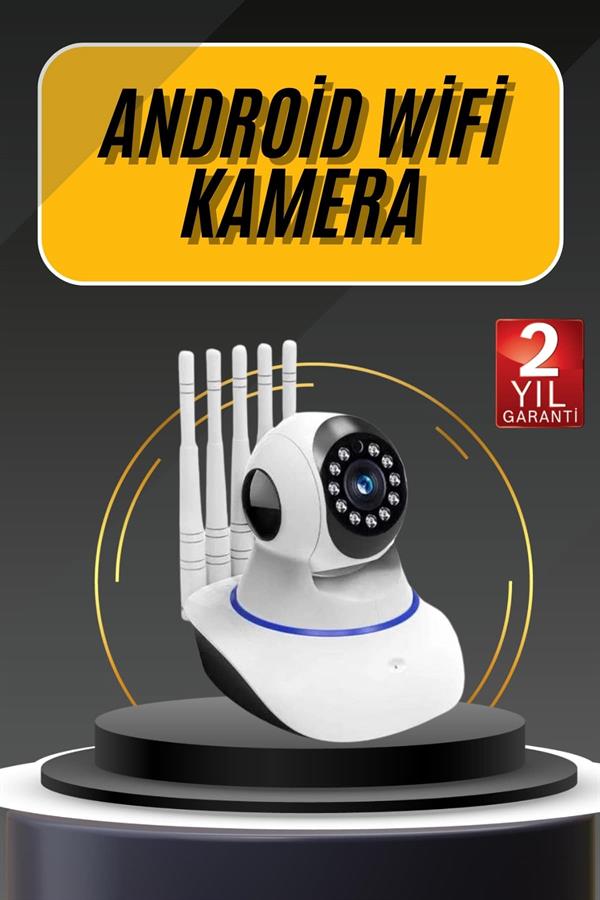 Compressed by jpeg-recompress Akıllı Gece Görüşlü Sensörlü Wifi Kamera Telefondan Takip Edilebilir - Görsel 1